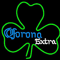 Corona E tra Green Clover Beer Sign Neonreclame