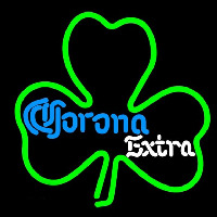 Corona E tra Green Clover Beer Sign Neonreclame