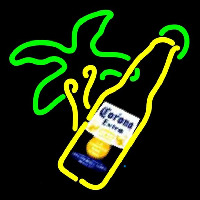 Corona E tra Palm Tree Bottle Beer Sign Neonreclame