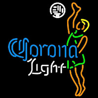 Corona Light Ball Volleyball boy Beer Sign Neonreclame