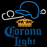 Corona Light Baseball Beer Sign Neonreclame