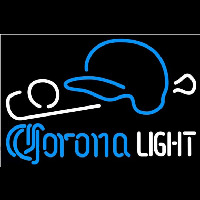 Corona Light Baseball Beer Sign Neonreclame