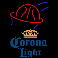 Corona Light Basketball Beer Sign Neonreclame