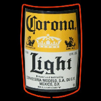 Corona Light Label Beer Sign Neonreclame