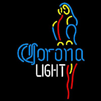 Corona Light Parrot Beer Sign Neonreclame