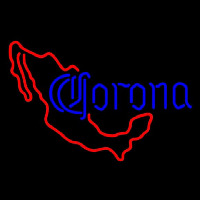 Corona Me ico Red Map Beer Sign Neonreclame