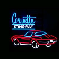 Corvette Sting Ray Winkel Open Neonreclame
