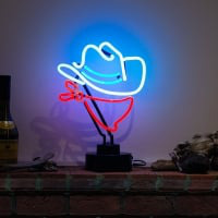 Cowboy Blue Hat Desktop Neonreclame