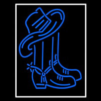 Cowboy Boots Logo Neonreclame