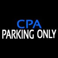 Cpa Parking Only Neonreclame