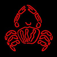 Crab Logo Red Neonreclame
