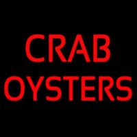 Crab Oysters Neonreclame