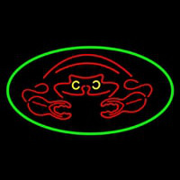 Crab Red Logo Neonreclame