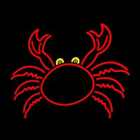 Crab With Logo 1 Neonreclame