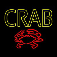 Crab With Logo Neonreclame