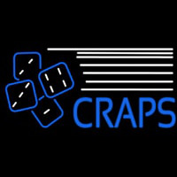 Craps With Hand Logo Neonreclame