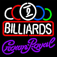 Crown Royal Ball Billiards Te t Pool Beer Sign Neonreclame
