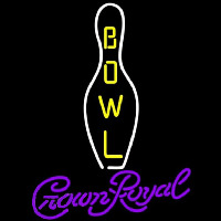 Crown Royal Bowling Beer Sign Neonreclame