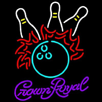 Crown Royal Bowling Pool Beer Sign Neonreclame