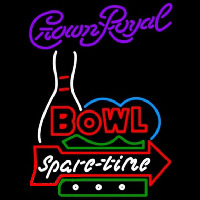 Crown Royal Bowling Spare Time Beer Sign Neonreclame