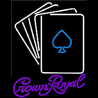 Crown Royal Cards Beer Sign Neonreclame