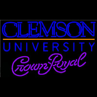 Crown Royal Clemson University Beer Sign Neonreclame