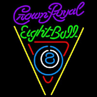 Crown Royal Eightball Billiards Pool Beer Sign Neonreclame