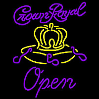 Crown Royal Open Beer Sign Neonreclame