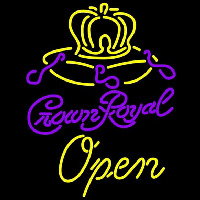 Crown Royal Open Beer Sign Neonreclame