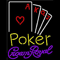 Crown Royal Poker Ace Series Beer Sign Neonreclame
