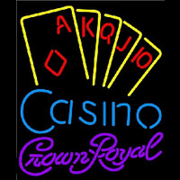 Crown Royal Poker Casino Ace Series Beer Sign Neonreclame
