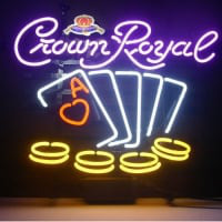 Crown Royal Poker Chips Neonreclame