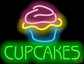 Cupcakes Neonreclame