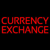 Currency E change Neonreclame