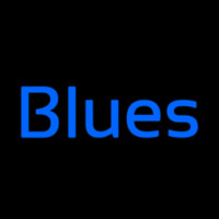 Cursive Blue Blues Neonreclame