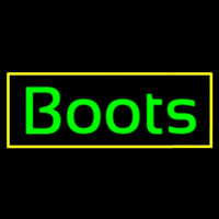 Cursive Boots Neonreclame