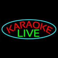 Cursive Karaoke Live Neonreclame