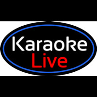 Cursive Karaoke Live Neonreclame