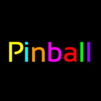 Cursive Letter Pinball 2 Neonreclame