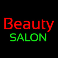 Cursive Red Beauty Salon Green Neonreclame