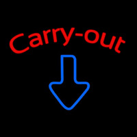 Custom Carry Out 1 Neonreclame