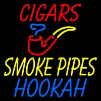 Custom Cigars Smoke Pipes Hookah Neonreclame
