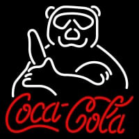Custom Coca Cola Sign With Panda Neonreclame
