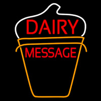 Custom Dairy On Logo Neonreclame