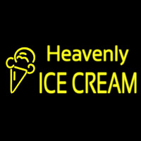 Custom Heavenly Ice Cream Cone Neonreclame