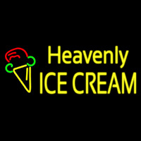 Custom Heavenly Ice Cream Cone Neonreclame