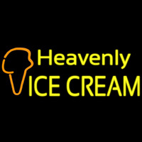 Custom Heavenly Ice Cream Cone Neonreclame