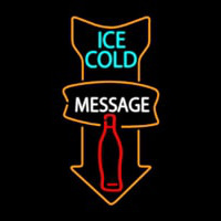 Custom Ice Cold Cold Drinks Neonreclame