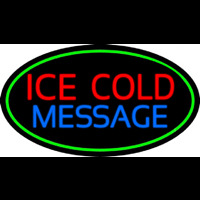 Custom Ice Cold Cold Drinks Neonreclame