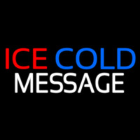 Custom Ice Cold Cold Drinks Neonreclame